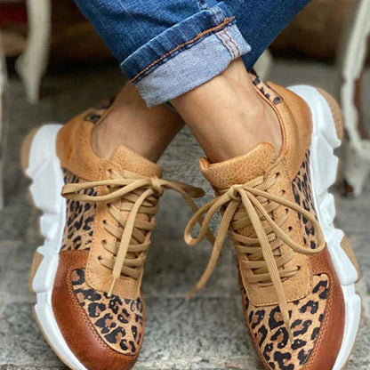 Femke™ | Sneakers leopardate comode